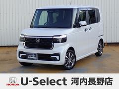 N-BOXカスタム ベースグレード 9インチ純正ナビ TV Rカメラ ETC 前後ドラレコ TVキット 両側PSD シートヒーター ホンダセンシング 中古車画像