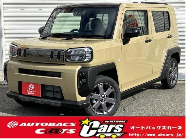 タフト Ｇターボ　ダーククロムベンチャー　届出済未使用車　ガラスルーフ（スカイフィールトップ）　スマートアシスト　アタプティブクルーズコントロール　ＬＥＤヘッドライト　スマートキー　プッシュスタート　前後コーナーセンサー（1枚目）