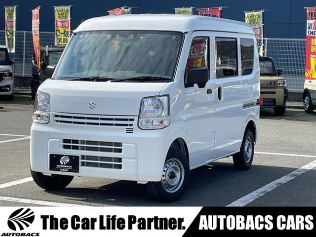 エブリイ(スズキ) ＰＡリミテッド　届出済未使用車　スズキセーフティサポート　キーレス　ＡＭ／ＦＭラジオスピーカー内蔵　エアコン　パワステ　パワーウィンドウ（フロント）　ＵＳＢ電源ソケット　ＬＥＤルームランプ　オーバーヘッドシェルフ 中古車画像