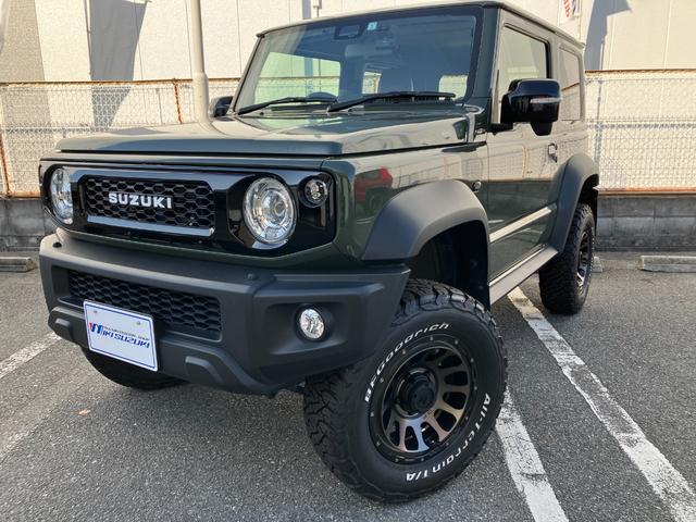 ジムニーシエラ(スズキ) ＪＣ　ＢＫスタイル仕様　３インチリフトアップキット　ＢＦグッドリッチ２２５／７０Ｒ１６　デルタフォースＯＶＡＬ１６インチＡＷ　マットスモーク　ＬＥＤサイドマーカー＆テールランプ　ナビゲーション付　Ｂカメラ 中古車画像