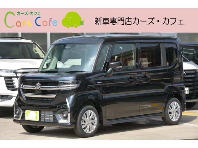 スペーシアカスタム(スズキ) ハイブリッドＧＳ　−　新車　−　８型大画面ナビ＆フルセグＴＶ＆ＤＶＤ・ＣＤ・ＳＤ再生＆Ｂｌｕｅｔｏｏ 中古車画像