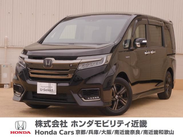 ホンダ ステップワゴンスパーダ スパーダハイブリッドＧ・ＥＸホンダセンシング　ワンオーナーメモリーナビＥＴＣフルセグリアカメラ後席モニタードライブレコーダーアルミイモビシートヒーターＬＥＤヘッドライトスマートキー