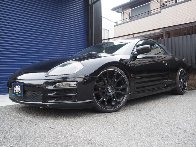 エクリプススパイダー（三菱）ＧＴＳ　左ハンドル　電動オープン　２０インチ　Dampers　マフラー　黒革シート　キーレス　モータブルナビ　ＣＤ　ＵＳＢ　ＨＩＤ　ＥＴＣ　パワーシート　Ｖ６エンジン　クルコン 中古車画像