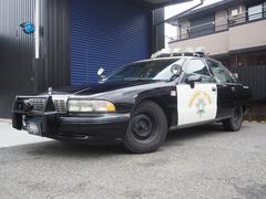 シボレーカプリス  インターセプター ハイウェイパトロール オールペイント パトライト ライト 金網 グリルガード サイレン 5700cc 8NO登録(放送宣伝車) ETC 大型アンテナ 中古車画像