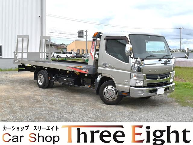 ワイドキャブロング全低床カスタム 積載車 社外ナビ ETC 内寸570・226 積載量3100キロ 3人乗車 ウインチ ラジコン メッキバンパー ナビ フルセグ 走行中OK DVD ドライブレコーダー シートカバー AT車(1枚目)