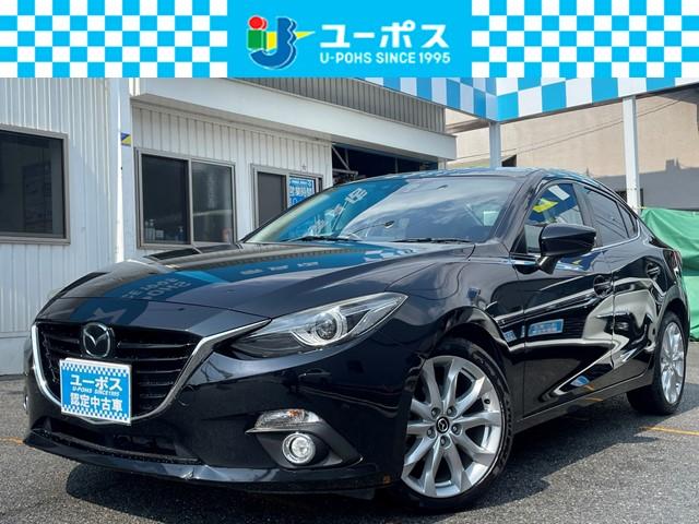 マツダ アクセラ １５Ｓツーリング　禁煙車・ＢＯＳＥサウンド・純ＳＤナビ・フルセグＴＶ・Ｂｌｕｅｔｏｏｔｈ・ＤＶＤ再生可・バックカメラ・ＢＳＭ・ヘッドアップディスプレイ・スマートシティブレーキサポート・ＥＴＣ・ＯＰ１８インチアルミ