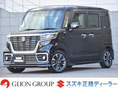 スペーシアカスタム ハイブリッドXSターボ 純正8インチナビ/両側パワースライドドア/レーダーブレーキサポート/LEDヘッドライト/バックカメラ/シートヒーター/クルーズコントロール/ステアリングスイッチ/フルセグTV/純正アルミホイール 中古車画像