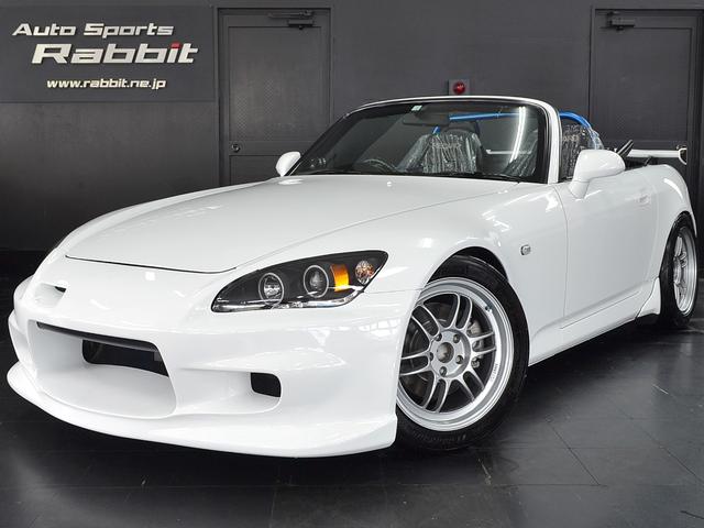 Ｓ２０００ ベースグレード　ＳＵＰＥＲＯＨＬＩＮＳ車高調　ボディ補強　ＥＣＵ　ＴＯＤＡチタンテールマフラー　ＴＯＤＡエキマニ　エアクリ　ＯＩＬクーラー　クスコＬＳＤ　シングルクラッチ　ロールバー　メッシュライン　ＲＥＣＡＲＯ２脚