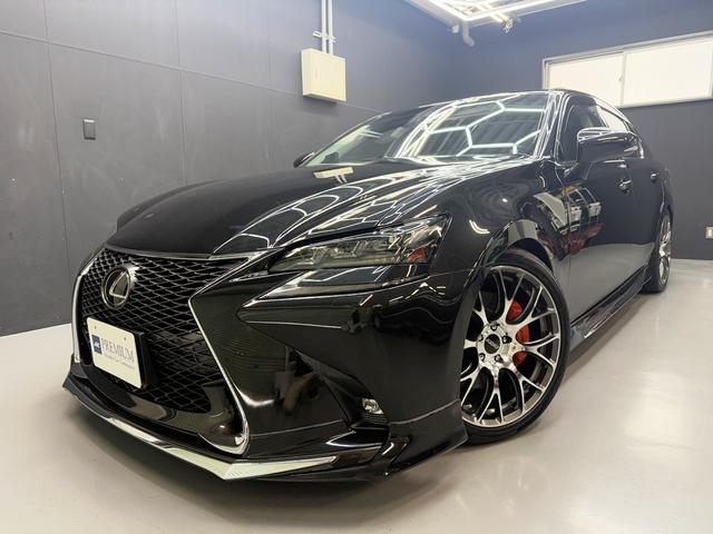 ＧＳ ＧＳ２００ｔ　バージョンＬ　後期モデル　ＳＲ　Ｆスポーツ仕様Ｆバンパー　モデリスタＦ・Ｓエアロ　Ｒエアロ　ＴＲＤトランクスポイラー　ＲＡＹＳ１９ＡＷ　ＲＳＲ車高調　オレンジキャリパー　ＢＳＭ　ブラックレザー　３眼ＬＥＤヘッド（1枚目）