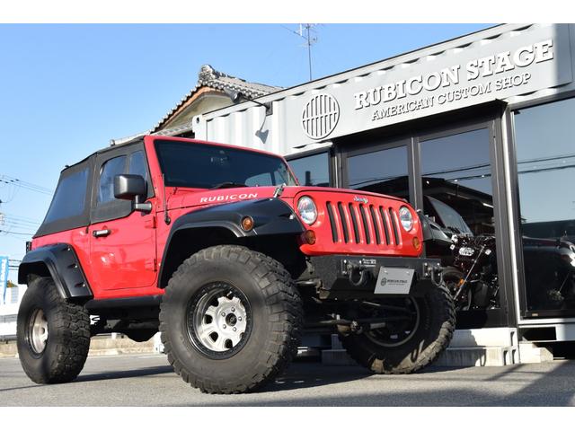 ジープ ジープ・ラングラー ルビコン 実走行 ２９，３００ｋｍ ６ＭＴ ＲＵＢＩＣＯＮ ４インチリフトアップ ３７インチタイヤ 349.0万円 平成19 年(2007年) 京都府 中古車