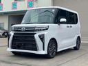 タント カスタムＲＳ　ドラレコ　ナビ　ＥＴＣ　バックカメラ　両側電動スライドドア　ＴＶ　クリアランスソナー　衝突被害軽減システム　オートライト　ＬＥＤヘッドランプ　スマートキー　アイドリングストップ（1枚目）