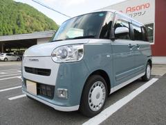 ムーヴキャンバス ストライプスGターボ 両側パワースライドドア F席シートヒーター プッシュスタート スマートアシスト LEDヘッド TV ナビ 全方位カメラ 中古車画像