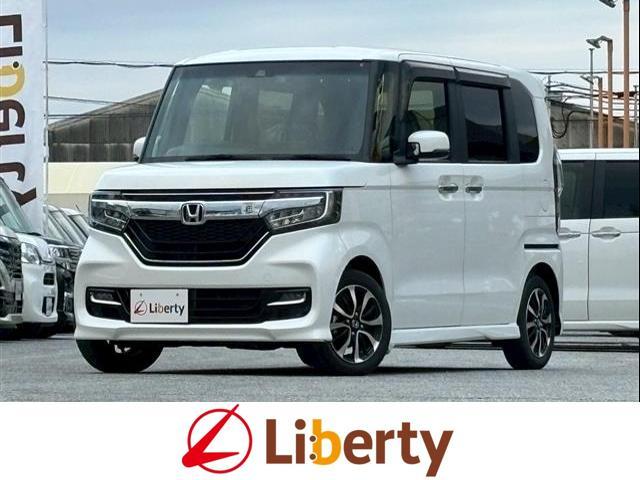 Ｎ－ＢＯＸカスタム Ｇ・Ｌホンダセンシング　ＥＴＣ　バックカメラ　両側スライド・片側電動　ナビ　ＴＶ　クリアランスソナー　オートクルーズコントロール　レーンアシスト　衝突被害軽減システム　オートライト　スマートキー（1枚目）