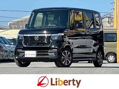 N-BOXカスタム ベースグレード バックカメラ 両側スライド・片側電動 クリアランスソナー レーンアシスト オートライト スマートキー 電動格納ミラー CVT ESC チップアップシート アルミホイール エアコン パワーウィンドウ 中古車画像