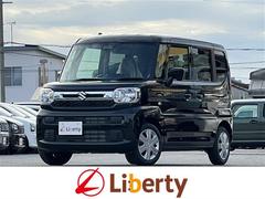 スペーシア ハイブリッドG 両側スライドドア クリアランスソナー レーンアシスト 衝突被害軽減システム LEDヘッドランプ スマートキー アイドリングストップ 電動格納ミラー ベンチシート CVT 盗難防止システム ABS 中古車画像