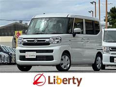 スペーシア ハイブリッドG 両側スライドドア クリアランスソナー レーンアシスト 衝突被害軽減システム LEDヘッドランプ スマートキー アイドリングストップ 電動格納ミラー ベンチシート CVT 盗難防止システム ABS 中古車画像