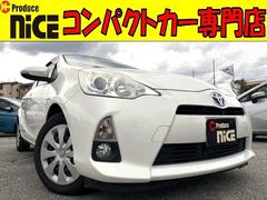 トヨタ　アクア　Ｇブラックソフトレザーセレクション　エアコン　７インチナビ　フルセグ