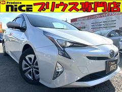 プリウス A トヨタセーフティーセンス・純正9型ナビ・バックカメラ・ビルトインETC・ヘッドアップディスプレイ・ブラインドスポットモニター ・LEDヘッド・コーナーセンサー・レーンキープオートマチックハイビーム 中古車画像