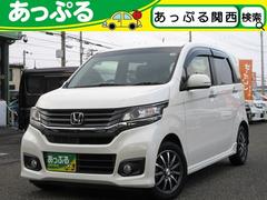 ホンダ　Ｎ−ＷＧＮカスタム　Ｇ　ターボパッケージ　ターボ　純正ＳＤナビ（ＣＤ