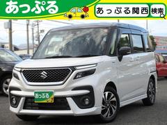 ソリオバンディット ハイブリッドMV 純正7型ナビ(CD DVD SD REC BT フルセグ USB HDMI)両側パワスラ Bカメラ ETC FRドラレコ ヘッドアップディスプレイ シートヒーター シートバックテーブル クルコン 中古車画像