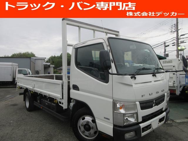 三菱ふそう キャンター ２トン　　標準ロング　５ＭＴ　　全低床　荷寸４３４／１７８　荷寸４３４／１７８／３７　５ＭＴ　点検記録簿Ｈ３０〜Ｒ５迄有　高鳥居　取説　ＰＳ　ＰＷ　ターボ　左電格ミラー　アオリ開閉補助装置　１５０馬力　床フック　ロープフック　　レベライザー　ＰＳ　ＰＷ