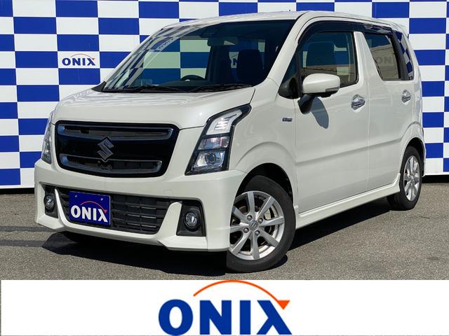 ワゴンＲスティングレー(スズキ) ハイブリッドＸ　衝突軽減／純正ナビ／フルセグ／全方位カメラ／Ｂｌｕｅｔｏｏｔｈ／座席ヒータ／ＬＥＤヘッドライト／スマートキー／プッシュスタート／ビルドインＥＴＣ／純正アルミホイール 中古車画像