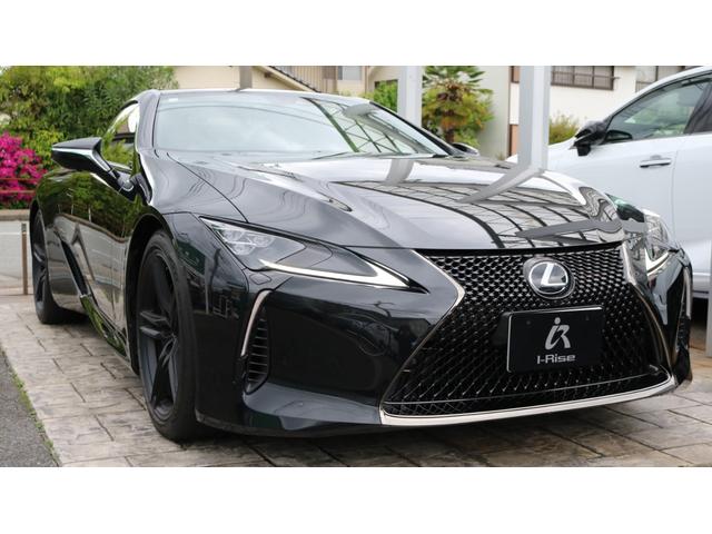 ＬＣ ＬＣ５００　Ｓパッケージ　ＭＣ後　現行モデル　マークレビンソン　２１インチ鋳造アルミホイール（マットブラック）　パフォーマンスダンパー　ランプガーニッシュ（ブラック）・フロントグリル（ブラック）　リア３面フィルム　ＨＵＤ