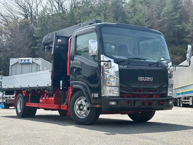 いすゞ エルフトラック 　クレーン車　型式２ＲＧ−ＮＰＲ８８ＹＮ　６速ＭＴ