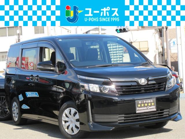 ヴォクシー(トヨタ) Ｘ　１オーナー・純正９インチナビ・フルセグＴＶ・Ｂカメラ・Ｂｌｕｅｔｏｏｔｈ接続・１１インチフリップダウンモニター・左側パワースライドドア・アイドリングストップ・電動格納ミラー・ＥＴＣ・スマートキー２個 中古車画像