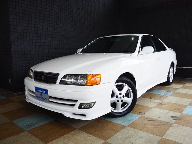 ツアラーＶ　後期型　純正５速ＭＴ　１ＪＺ－ＧＴＥターボ　純正エアロパーツ　リアスポイラー　メモリーナビ　フルセグＴＶ　ＴＲＤシフトノブ　ＨＩＤヘッドライト　キーレス