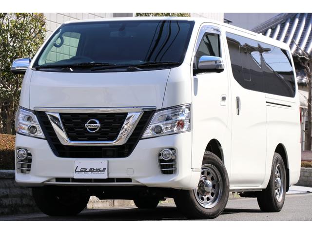 日産 ＮＶ３５０キャラバンバン ロングプレミアムＧＸターボ　４ＷＤ　アラウンドビューモニター　ナビ　フルセグＴＶ　ＥＴＣ　ディーゼルターボ　インテリジェントアラウンドビューモニター　ベットキット　オートライト　スマートキー２本　Ｐスタート　ＬＥＤヘッドライト