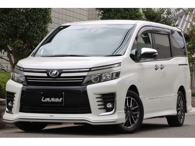 ヴォクシー ＺＳ　煌ＩＩ　シルクブレイズＦエアロ　アルパインナビ製デジタルインナーミラー＆前後ドラレコ　両側パワスラ　純正９型ナビフルセグ　Ｂｌｕｅｔｏｏｔｈ　ＵＳＢ接続　Ｂカメラ　ＥＴＣ　ＬＥＤヘッド＆フォグ　純正アルミ（1枚目）