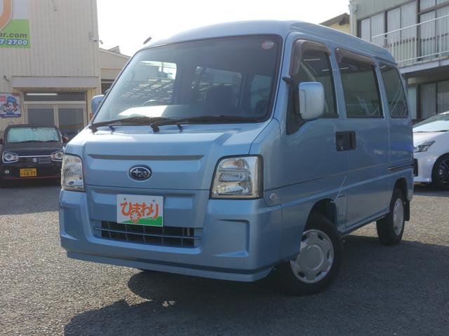 サンバーバン(スバル) ディアス　キーレス　ＣＤオーディオ　ヘッドライトレベライザー　プライバシーガラス　オーバーヘッドコンソール　Ｗエアバッグ　ＡＢＳ 中古車画像