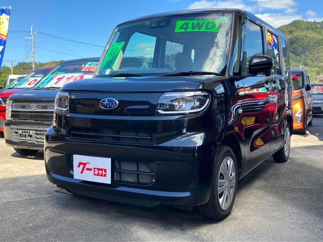 シフォン(スバル) Ｌ　スマートアシスト　４ＷＤ　レンタカーアップ　ドライブレコーダー　ＥＴＣ　バックカメラ　両側スライドドア　ナビ　クリアランスソナー　衝突被害軽減システム　オートライト　ＬＥＤヘッドランプ　キーレスエントリー 中古車画像