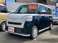 ムーヴキャンバス ストライプスX 届け出済み未使用車 バックカメラ 両側電動スライドドア ナビ TV クリアランスソナー 衝突被害軽減システム オートライト スマートキー アイドリングストップ 電動格納ミラー ベンチシート CVT 中古車画像