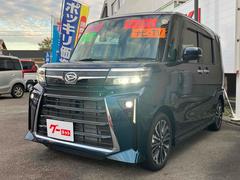 タント カスタムRS 届け出済み未使用車 バックカメラ 両側電動スライドドア ナビ TV クリアランスソナー 衝突被害軽減システム オートライト LEDヘッドランプ エアロ スマートキー アイドリングストップ 中古車画像