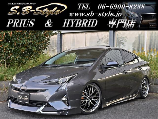 【数量は多】 前期 Aプレミアム 50プリウス フルエアロ プリウス 50 - 国内自動車本体