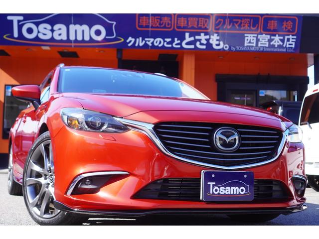 アテンザワゴン(マツダ) ＸＤ　Ｌパッケージ　４ＷＤ／６速ＭＴ／中期型／ターボ／ＭＡＺＤＡ　ＳＰＥＥＤエアロ／黒革シート／メモリーナビ／ＴＶ／Ｂカメラ／ＨＩＤライト／シートヒーター／パワーシート／スマートキー／ＥＴＣ／ドラレコ／ＤＶＤプレイヤー 中古車画像