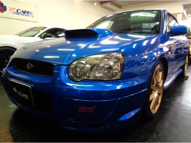 インプレッサ ＷＲＸ　ＳＴｉ　ＷＲブルーカラーＳＴＩフルエアロＥＪ２０ＢＯＸＥＲターボエンジン６ＭＴ４ＷＤステンＳＴＩマフラーＳＴＩ足回りブレンボキャリパーＤＣデフコントロールＢＢＳアルミ追加メーターＨＤＤナビＴベルト交換済（1枚目）