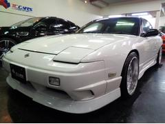 日産　１８０ＳＸ　タイプＸ　後期仕様フルエアロワイドフェンダーＳＲ２０ＤＥＴターボエンジン純正５ＭＴデュアルマフラー東名ＥＸマニエアクリDampersAftermarketクラッチププロフェックＤＥＦＩメーターカーボンリアスポＳ１５シートＮＡＲＤＩステア