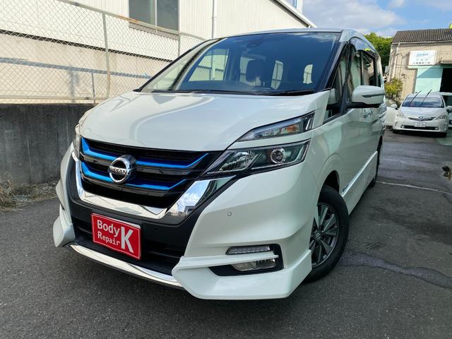 セレナ(日産) ｅ−パワー　ハイウェイスターＶ　プロパイロット　ハイブリットハイウェスター　両側電動スライドドア　ハンズフリーオートスライドドア　ハーフバックドア　安全運転支援機能 中古車画像
