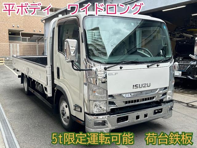 　平ボディ　ワイド幅　ロングボディ　最大積載量１９００ｋｇ　オートマ　荷台鉄板引き　メッキ　ＥＴＣ