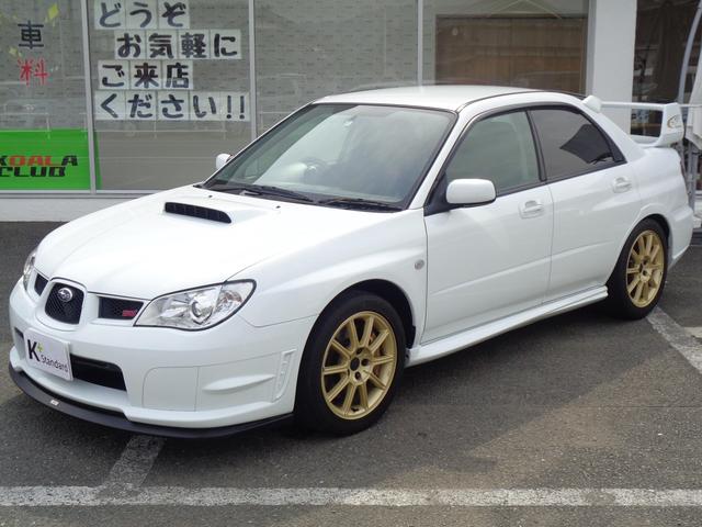 スバル インプレッサ ＷＲＸ　ＳＴｉ　４ＷＤ　６速ミッション　４ＷＤ　ＣＤ　ＡＵＸ　ＥＴＣ　ＨＩＤライト　ブレンボキャリパー　ルーフスポイラー　ブーストメーター　ターボタイマー