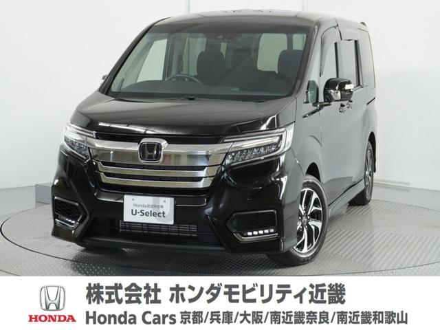 ホンダ ステップワゴンスパーダ スパーダホンダセンシング　ナビクルコンＲカメ両電扉ＵＳＢ接続ＥＴＣ２．０　車線逸脱　ブルートゥースオーディオ　電格ミラー　アダプティブクルーズＣ　盗難防止装置　ＶＳＡ　Ｗエアコン　ＬＥＤライト　三列シート　リアカメラ　ＡＢＳ