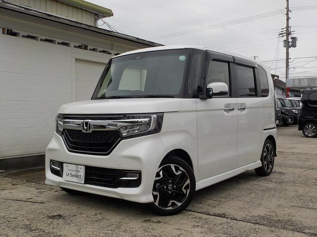 Ｎ－ＢＯＸカスタム Ｇ・Ｌターボホンダセンシング　衝突被害軽減ブレーキ・インターナビ・Ｂｌｕｅｔｏｏｔｈ・バックカメラ・シートヒーター・ＬＥＤヘッドライト・スマートキー・プッシュスタート（1枚目）