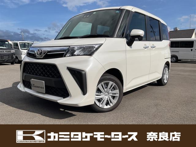 トヨタ ルーミー Ｇ　登録済み未使用車　バックカメラ　両側電動スライドドア　クリアランスソナー　衝突被害軽減システム　オートライト　ＬＥＤヘッドランプ　スマートキー　アイドリングストップ　電動格納ミラー　フルフラット