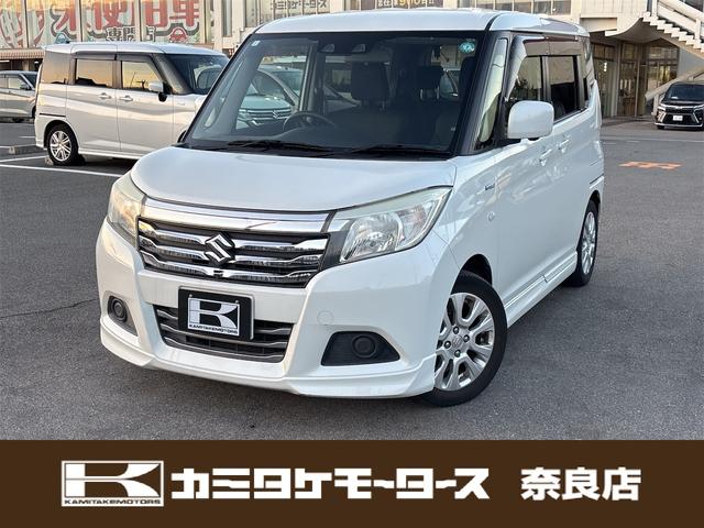 ソリオ(スズキ) ハイブリッドＭＸ　バックカメラ　ナビ　クリアランスソナー　レーンアシスト　衝突被害軽減システム　両側スライドドア　スマートキー　アイドリングストップ　電動格納ミラー　ＣＶＴ　アルミホイール　盗難防止システム 中古車画像