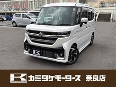 スペーシアカスタム ハイブリッドXSターボ ドライブレコーダー ETC 両側電動スライドドア ナビ クリアランスソナー オートクルーズコントロール レーンアシスト 衝突被害軽減システム オートライト LEDヘッドランプ スマートキー 中古車画像