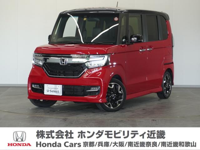 ホンダ Ｎ－ＢＯＸカスタム Ｇ・ＥＸターボホンダセンシング　令和１年式　車検令和６年１２月　走行２８，４３０Ｋｍ　タイプ（カスタムＧ・ＥＸターボホンダセンシング）　ボディカラー（ミラノレッド／ブラック）純正Ｇａｔｈｅｒｓ７インチナビ（ＶＸＭ－２０４ＶＦｉ）