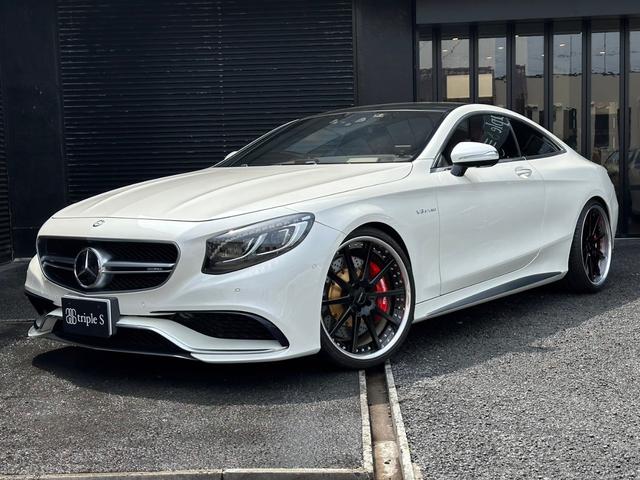 メルセデス・ベンツ Ｓクラス Ｓ６３　ＡＭＧ　４マチック　クーペ　エディション　１　限定車　左ハンドル　ローダウン　ハイパフォージトアルミ　ブレンボブレーキキット　カプリスト可変マフラー　レザーシート